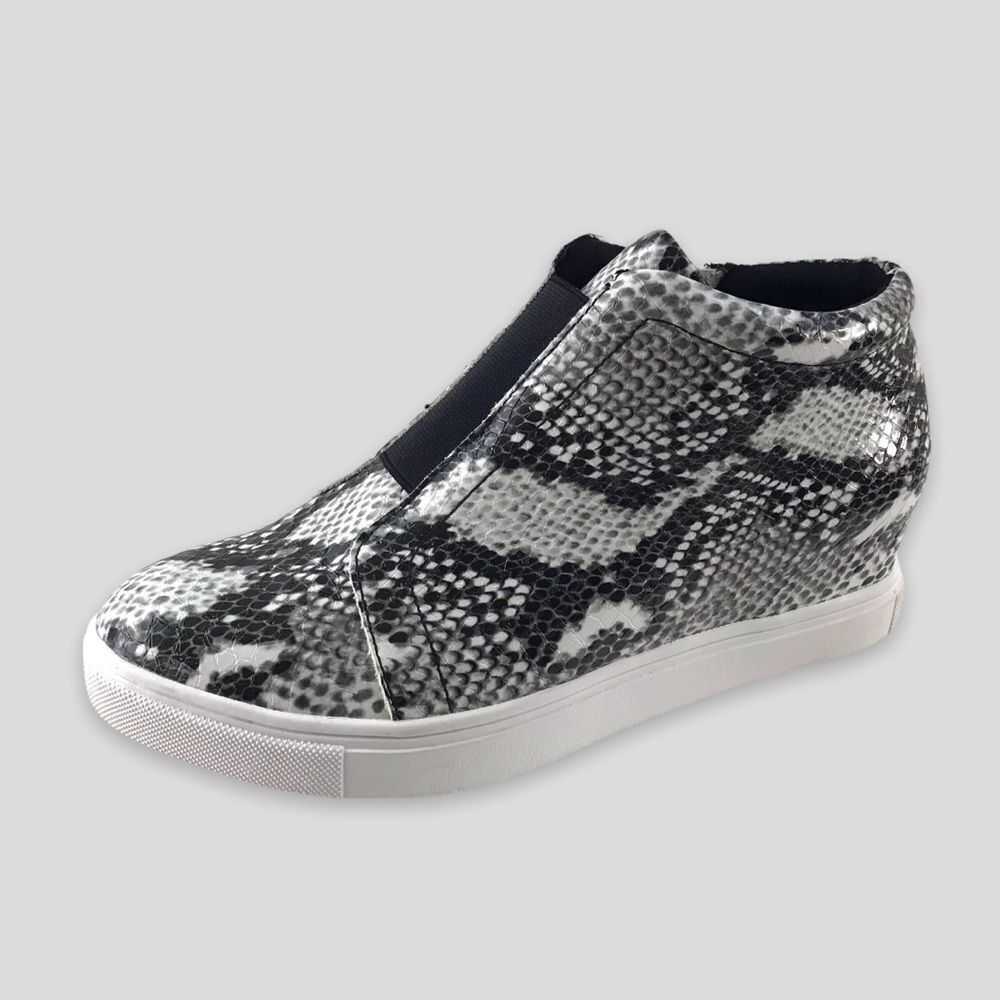 Women's Snakeskin Slip-On Sneakers